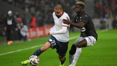 Zhegrova’s goal gives Lille a 1-0 win against Rennes in French league