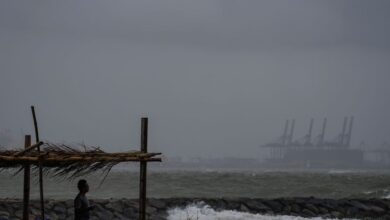 Eight people including 6 children missing as heavy rains trigger flooding in Sri Lanka