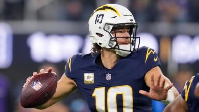 Chargers are expected to be without top RB Dobbins and could lean on QB Herbert against Falcons