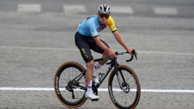 Double Olympic champion cyclist Evenepoel in hospital after training crash