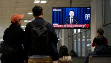 South Korean parliament votes to defy president by lifting his declaration of martial law