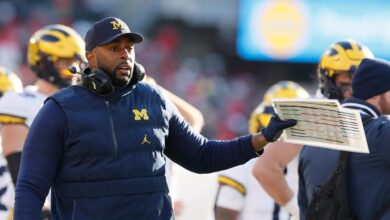 Michigan coach Sherrone Moore fires offensive coordinator Kirk Campbell after unit struggles in 2024