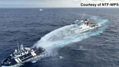 Philippines says China’s coast guard blasts water cannon and sideswipes patrol vessel