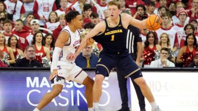 Michigan’s 7-foot newcomers earn themselves a nickname after their dynamic Big Ten debut