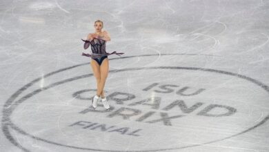 Amber Glenn becomes first US woman in 14 years to win figure skating Grand Prix Final