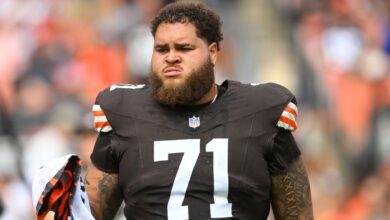 Browns place LT Jedrick Wills Jr. on injured reserve, ending his season, maybe career with Cleveland