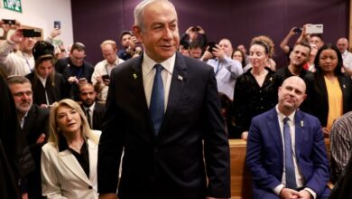 Netanyahu is testifying in his corruption trial. He has been dogged by scandal for years