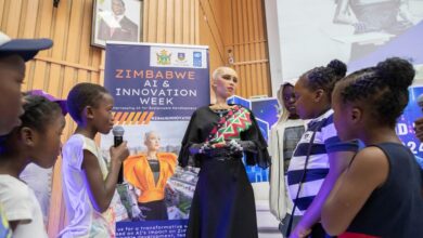 Sophia, a famous robot and global icon of AI, wins hearts at Zimbabwe’s innovation fair