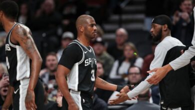 Chris Paul ejected from Spurs’ game against the Trail Blazers