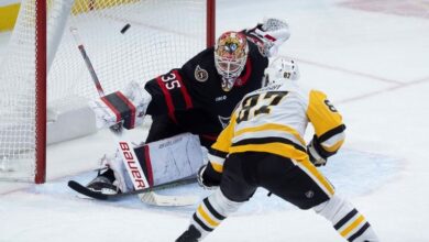 Brady Tkachuk scores in OT to lift Senators to 3-2 win over Penguins