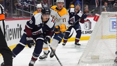 Blackwood has 38 saves in debut, Avalanche beat Predators 5-2