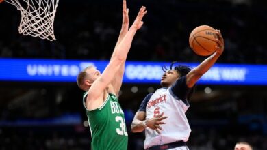 Jayson Tatum has 28 points and 12 rebounds in the Celtics’ 112-98 victory over the Wizards