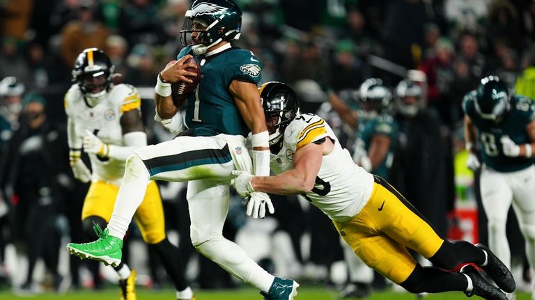 Steelers’ T.J. Watt in ‘wait-and-see’ mode for next weekend after ankle injury vs. Eagles