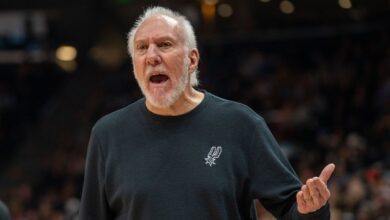 Spurs coach Gregg Popovich expresses desire to return to bench in first comments since stroke