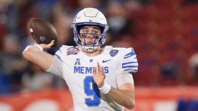 Memphis QB Seth Henigan equals AAC record with 104th career TD pass close to home in Frisco Bowl