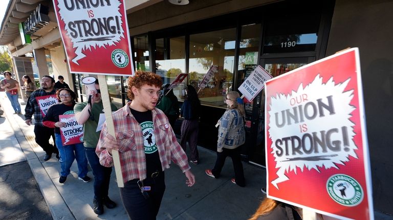 Amazon and Starbucks workers are on strike. Trump might have something to do with it