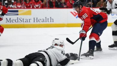 Protas and Dubois help power the Capitals past the Kings 3-1