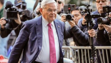 Judge denies sentencing delay for ex-Sen. Bob Menendez but puts his wife’s trial off until February