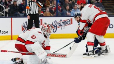 Fantilli scores in the 4th round of a shootout as Blue Jackets beat Hurricanes 4-3