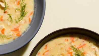 A mixture of egg and lemon gives this Greek chicken soup a velvety texture