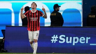 Leao and Pulisic inspire AC Milan comeback in 3-2 win over Inter in Italian Super Cup final