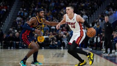 Bam Adebayo leads Heat past Warriors 114-98 in back-to-back after double-OT loss at Sacramento