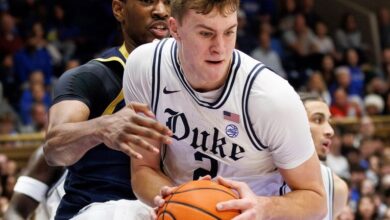 Cooper Flagg scores ACC freshman record 42 points as No. 4 Duke beats Notre Dame 86-78