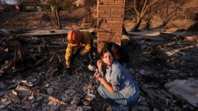 Los Angeles wildfires death toll rises as crews fight heavy winds to save homes and landmarks