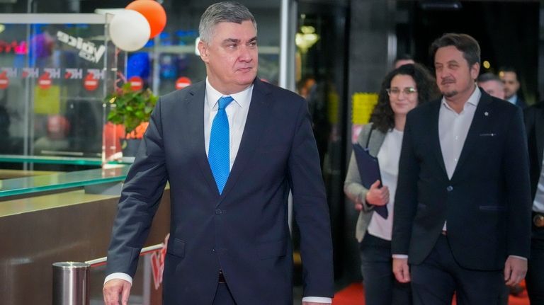 Croatia’s President Milanović overwhelming favorite to win reelection in a runoff vote