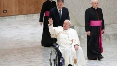 Pope Francis baptizes 21 babies in annual ceremony at the Sistine Chapel