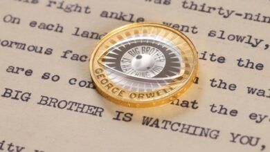 ‘Big Brother is watching you’: Collector’s coin marks George Orwell’s death 75 years ago