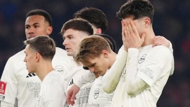 Kai Havertz’s wife shares online abuse she received after Arsenal’s loss to Man United