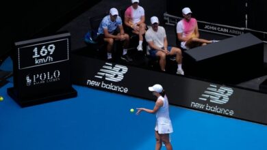 Novak Djokovic and Andy Murray chatted mid-match thanks to the new Australian Open coaches’ box