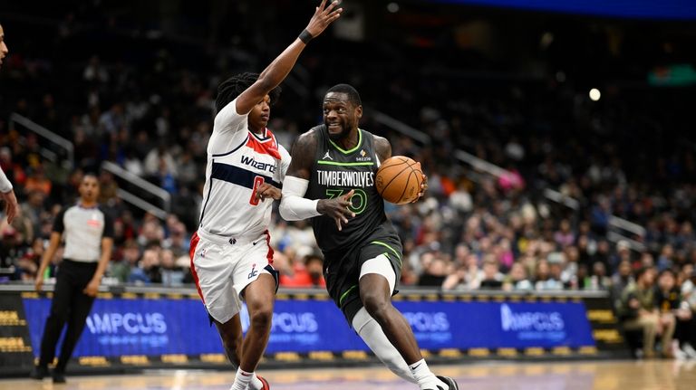 Anthony Edwards scores 41 as the Timberwolves beat struggling Wizards 120-106