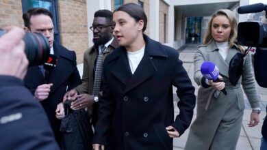 Sam Kerr appears in court charged with racially aggravated harassment of a police officer