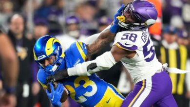 Rams’ opportunistic young defense has been key to their late-season surge, playoff win over Vikings