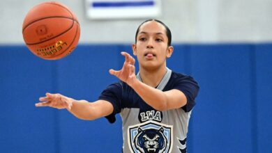 Lawrence Woodmere girls basketball wins seventh straight as Laila Harrison, Mya Brave score 15 points apiece