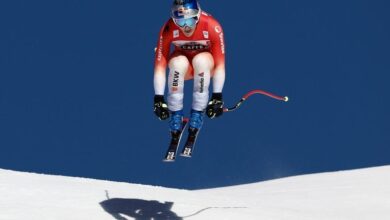 Ski star Odermatt beats fast-emerging Von Allmen in Switzerland’s classic World Cup downhill