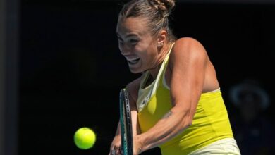 Defending champion Aryna Sabalenka moves into the Australian Open quarterfinals