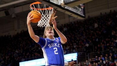 Cooper Flagg returns to New England and leads No. 3 Duke past Boston College 88-63