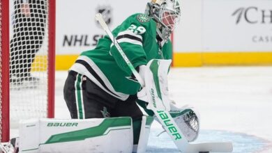 Robertson has goal and assist, Oettinger makes 33 saves as Stars beat Red Wings 4-1