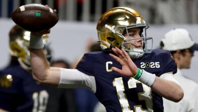 Notre Dame’s Leonard can’t keep do-it-all pace set in monstrous opening drive of loss to Ohio State