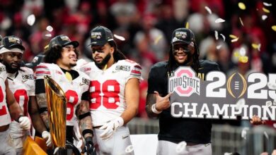 AP Top 25: Ohio St, Notre Dame are 1-2 in final poll; Georgia, Ole Miss, BYU ahead of playoff teams