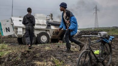 Six peacekeepers killed fighting rebels in eastern Congo, officials say, as rebels close in on Goma