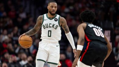 Bucks’ Lillard greeted warmly by former team