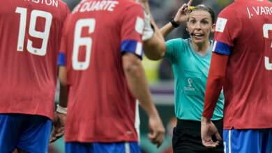 AP Interview: Trailblazing referee Frappart wants to help more women take the whistle