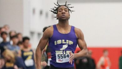 Islip’s Kaiden White captures long-awaited 300-meter title at Suffolk boys track and field small school championships