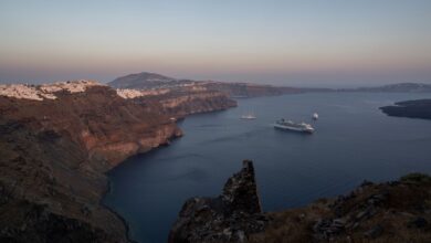 Multiple tremors near Greek island of Santorini shut schools and put residents on edge