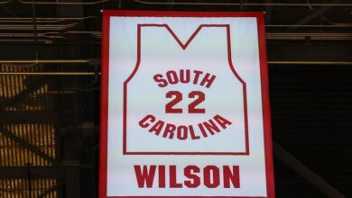 South Carolina retires jersey number of three-time WNBA MVP A’ja Wilson