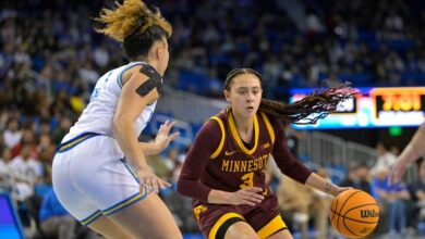 Aarnisalo, Rice help No. 1 UCLA remain unbeaten with 79-53 win over Minnesota